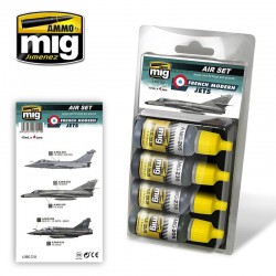 AMMO BY MIG A.MIG-7211 Acrylic Color French Modern Jets 4x17ml