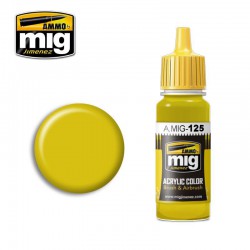 AMMO BY MIG A.MIG-0125 ACRYLIC COLOR Gold Yellow (RLM 04 Gelb) 17 ml.