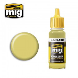 AMMO BY MIG A.MIG-0130 Acrylic Color Faded Yellow 17ml