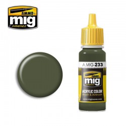 AMMO BY MIG A.MIG-0233 ACRYLIC COLOR RLM 71 Dunkelgrün 17 ml.