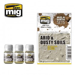 AMMO BY MIG A.MIG-7440 Enamel Arid and Dusty Soils 3x35ml
