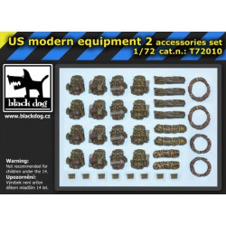 BLACK DOG T72010 1/72 US modern equipment 2 accessories set