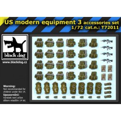 BLACK DOG T72011 1/72 US modern equipment 3 accessories set