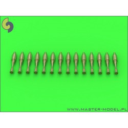 MASTER MODEL AM-48-113 1/48 Static dischargers - type used on modern Sukhoi jets (Su-27, Su-30, Su-33, Su-34 and other) (12pcs+2