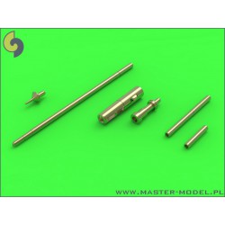 MASTER MODEL AM-48-089 1/48 MiG-15 & MiG-15bis - 37mm and 23mm gun barrels set, antenna base & Pitot Tube