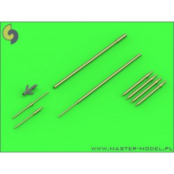 MASTER MODEL AM-48-120 1/48 Su-9 / Su-11 (Fishpot / Fishpot C) - Pitot Tubes and missile rails heads
