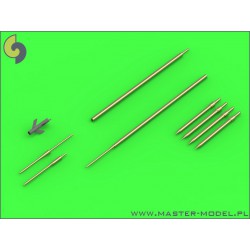 MASTER MODEL AM-72-104 1/72 Su-9 / Su-11 (Fishpot / Fishpot C) - Pitot Tubes and missile rails heads