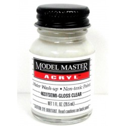Testors Model Master 4637 Acrylic Semi Gloss Clear 30ml
