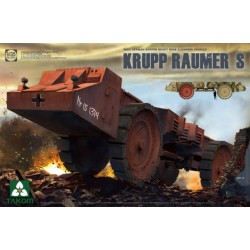 TAKOM 2053 1/35 Krupp Raumer S WWII German Super Heavy Mine Clearing Vehicle