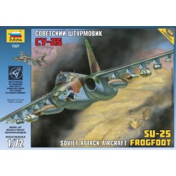 ZVEZDA 7227 1/72 Soviet Attack Aircraft Sukhoi Su-25 Frogfoot