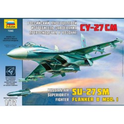ZVEZDA 7295 1/72 Russian Air Superiority Fighter Su-27SM Flanker B Mod. 1