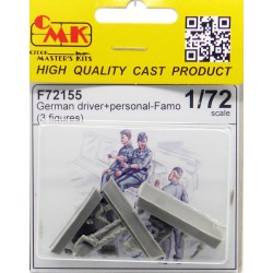 CMK F72155 1/72 German Driver and Personell for FAMO 3 fig