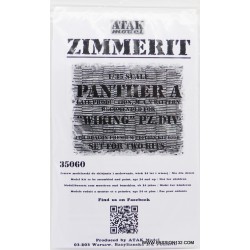 ATAK Model 35060 1/35 Zimmerit for Panther Ausf. A late Prod MAN Wiking