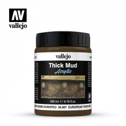 VALLEJO 26.807 Diorama Effects European Thick Mud Thick Mud Textures 200 ml.