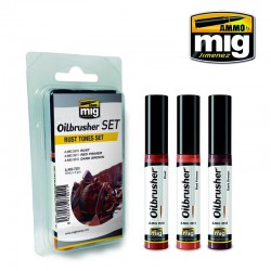 AMMO BY MIG A.MIG-7501 Oilbrusher Set Rust Tones 10ml