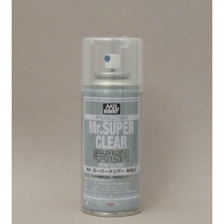 MR. HOBBY B516 Mr. Super Clear Semi-Gloss Spray (170 ml)