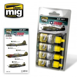 AMMO BY MIG A.MIG-7212 USAAF WWII Colors 4x17ml