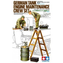 TAMIYA 35180 1/35 German Tank Engine Maintenance Crew