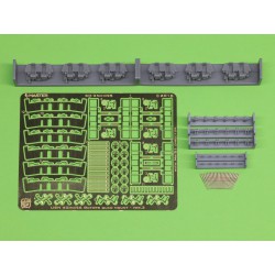 MASTER MODEL SM-350-095 1/350 USN 40 mm/56 Bofors quadruple mount ver.3 / with Mk-51 director - (resin, PE and turned parts) - (