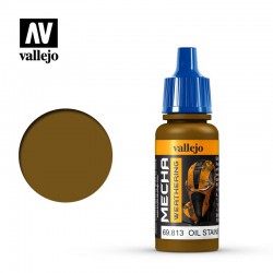VALLEJO 69.813 Mecha Color Oil Stains (Gloss) Weathering 17 ml.