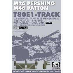 AFV CLUB AF35036 1/35 T80E1 Workable Track for M26 Pershing/M46 Patton