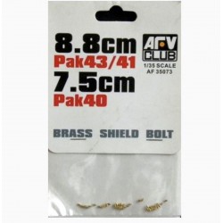 AFV CLUB AF35073 1/35 8.8cm Pak43/41 7.5cm Pak40 Brass Shield Bolt