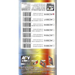 AFV CLUB AC35018 1/35 Sticker for Anti Reflection Lens USMC LAV-25 Family