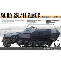 AFV CLUB AF35117 1/35 Sd.Kfz. 251/17 Ausf. C (Command vehicle)