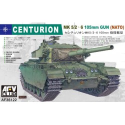 AFV CLUB AF35122 1/35 Centurion Mk 5/2, 6 105 mm Gun (NATO)