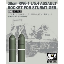 AFV CLUB AF35139 1/35 38 cm RW6 Sturmtiger Ammo