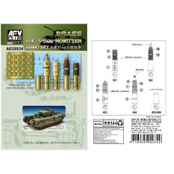 AFV CLUB AG35034 1/35 UK 95mm Howitzer Ammo Set