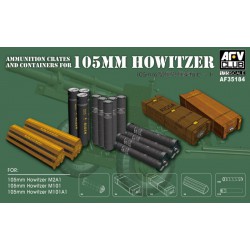 AFV CLUB AF35184 1/35 105mm M102 Ammo Crates & Containers