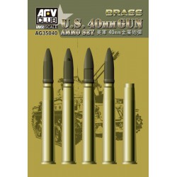AFV CLUB AG35040 1/35 U.S. 40mm Gun Ammo Set