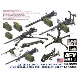 AFV CLUB AF35246 1/35 US M2HB.50 Cal Machine Gun Set