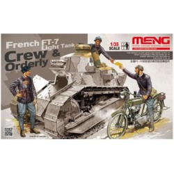MENG HS-005 1/35 French FT-17 Light Tank Crew & Orderly