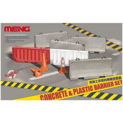 MENG SPS-012 1/35 Concrete & plastic barrier set
