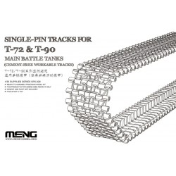 MENG SPS-029 1/35 Single-Pin Tracks for T-72 & T-90 Main Battle Tanks(Cement-Free workable