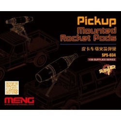 MENG SPS-034 1/35 Pickup Mounted Rocket Pods (Resin)