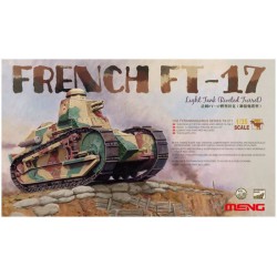 MENG TS-011 1/35 French FT-17 Light Tank (Riveted Turret)