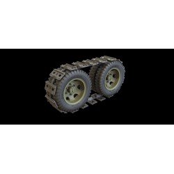 PANZER ART RE35-448 1/35 Studebacker wheels with mud tracks