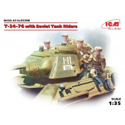 ICM 35368 1/35 T-34-76 with Soviet Tank Riders