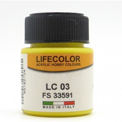 LifeColor LC03 Jaune Mat – Matt Yellow FS33591 - 22ml