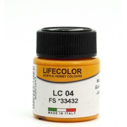 LifeColor LC04 Jaune Foncé Mat – Matt Dark Yellow FS33432 – 22ml