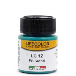 LifeColor LC12 Vert Foncé Mat – Matt Dark Green FS34115 - 22ml