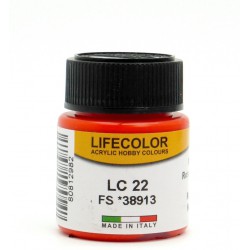 LifeColor LC22 Matt Fluo. Red FS38913 - 22ml