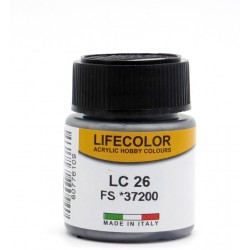 LifeColor LC26 Métal Canon Mat – Matt Gun Metal FS37200 - 22ml