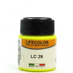 LifeColor LC29 Matt Fluo. Yellow - 22ml