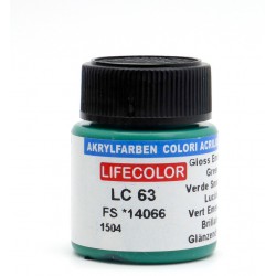 LifeColor LC63 Vert Émeraude Brillant - Gloss Emerald Green FS14066 - 22ml