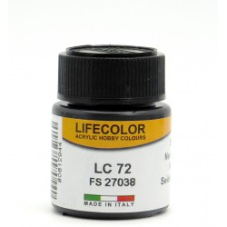 LifeColor LC72 Noir Satiné – Satin Black - 22ml