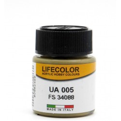 LifeColor UA005 Vert Olive – Olive Drab 41 FS34088 - 22ml